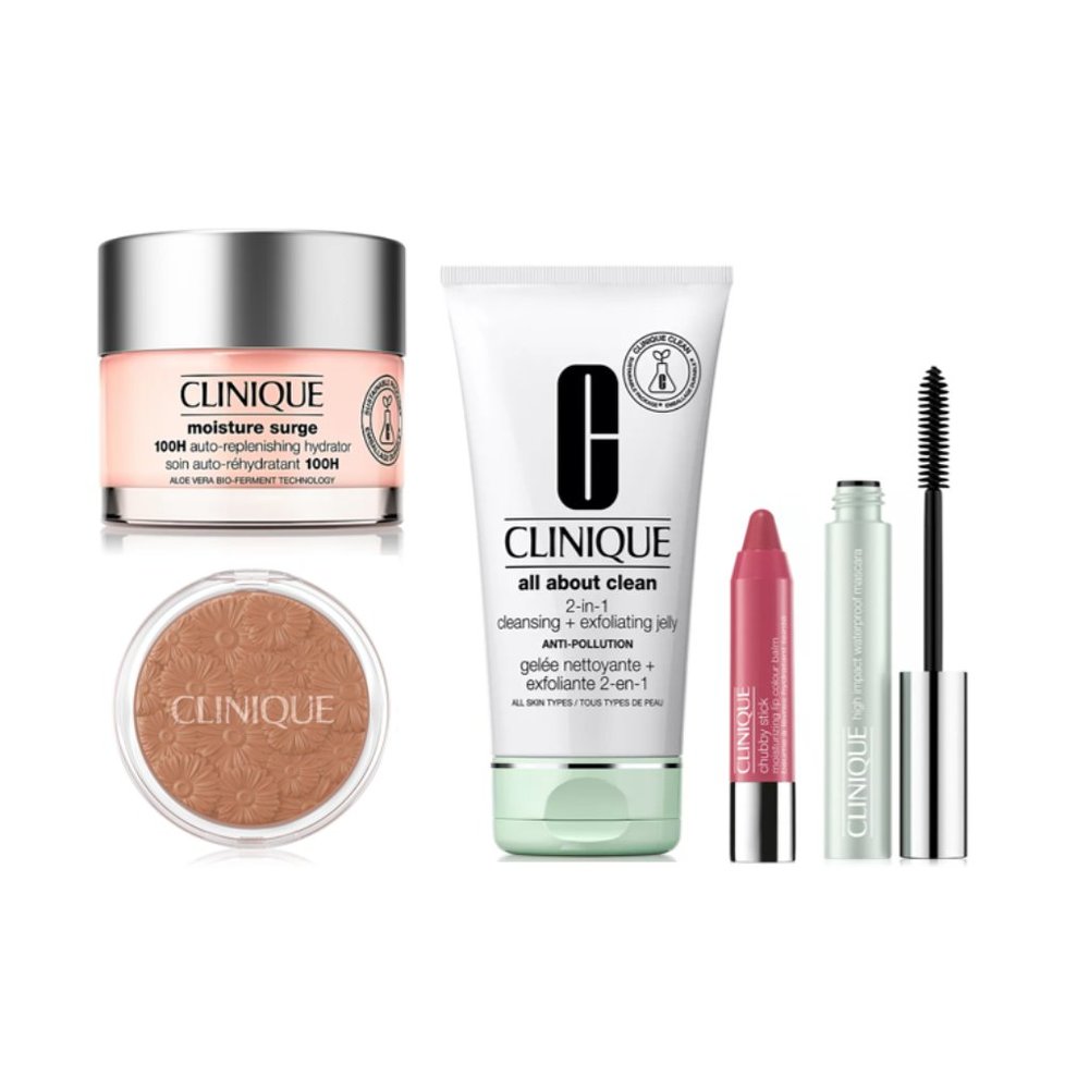 NEW 5 full sized products plus tote Clinique Set $151 value - ONLY $125